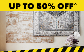 [Up to 50% off^ Rugs]