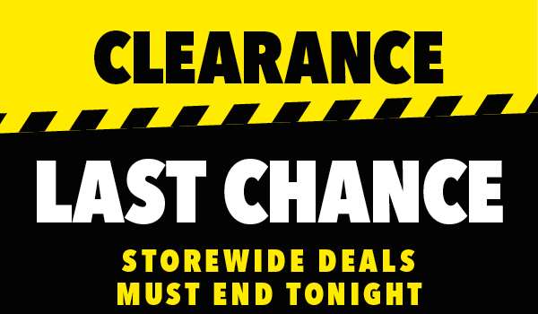 [LAST CHANCE for Storewide Deals, must end tonight]