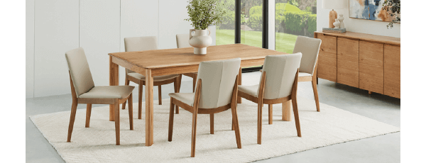 ['Luella' 7-Piece Rectangular Dining Setting]
