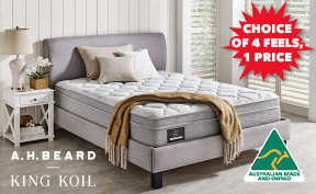 [King Koil 'Conforma Aspect Super Firm, Firm, Medium or Plush' Queen Mattress]