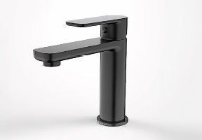 [Caroma 'Luna' Basin Mixer - Matte Black]