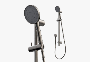 [Caroma 'Urbane II' Shower on Rail - Gunmetal]