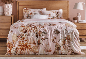 ['Monica' Quilt Cover Set* - Queen]