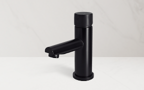 [Meir 'Round' Pinless Basin Mixer - Matte Black]