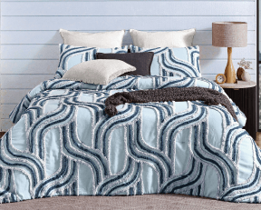 [L'Avenue 'Jordy Ocean' Queen Quilt Cover Set^]