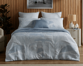 [L'Avenue 'Palmira Sky' Queen Quilt Cover Set^]
