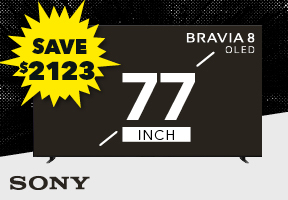 [Sony 77" BRAVIA 8 4K<sup>#</sup> HDR OLED Smart TV]