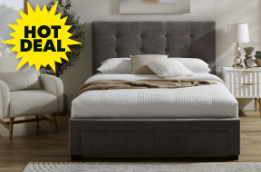 ['Oakley' 2-Drawer Queen Bed^]