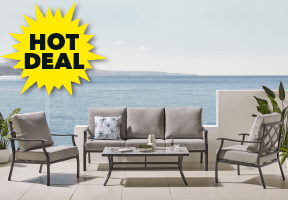 ['Luvo' 4-Piece Outdoor Lounge Setting]