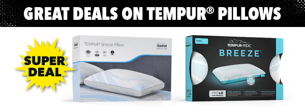 [TEMPUR<sup>®</sup> 'Breeze' Pillow Range]