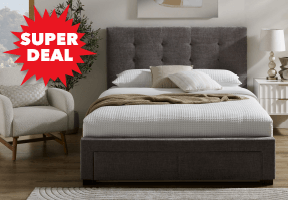 ['Oakley' 2-Drawer Queen Bed<sup>#</sup>]