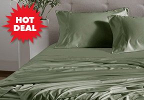 [L'Avenue 500-Thread Count Bamboo/Cotton Sage Sheet Set - Queen*]