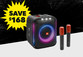 [JBL PartyBox Encore Portable Party Speaker with 2 Wireless Mics]