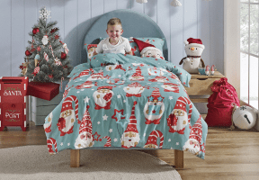 ['Santa Star' Quilt Cover Set^ - Double]