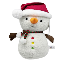 ['Ollie' Snowman Plush Toy]
