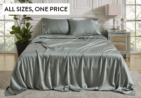 ['Kinu' Basil Tencel Sheet Set*]