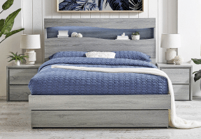 ['Wave' 3-Drawer Queen Bed<sup>†</sup>]