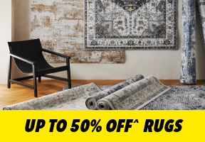[Up to 50% off^ Rugs]