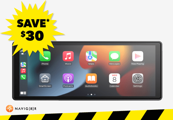 [Navig8r 10" Portable CarPlay/Android Auto Touchscreen Display]