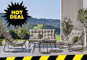['Stratus' 5-Piece Outdoor Lounge Setting]