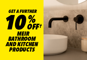 [Get a further 10% off† Meir bathroom and kitchen products when you spend $1,000 or more in a single transaction.]