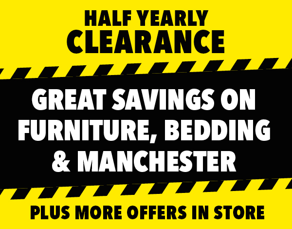 [Clearance Offers on Furniture, Bedding & Manchester]