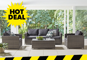 ['Roanne' 4-Piece Outdoor Lounge Setting]