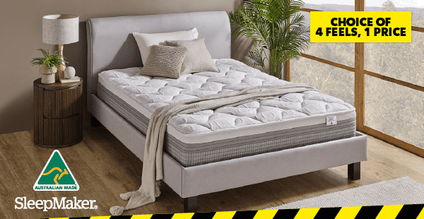 [SleepMaker<sup>®</sup> 'Smart Rest Deluxe Super Firm, Firm, Medium or Plush' Queen Mattress]