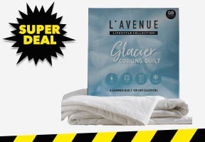 ['Glacier' Cooling Queen Quilt]