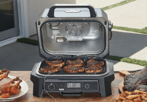 [Ninja Woodfire Pro XL Outdoor Electric BBQ, Grill, Air Fryer and Smoker]