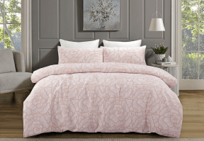 [L'Avenue 'Linora Rose' Quilt Cover Set* - Queen]