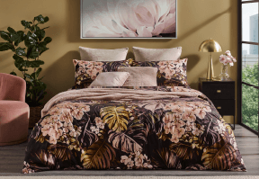 ['Solace' Quilt Cover Set* - Queen]