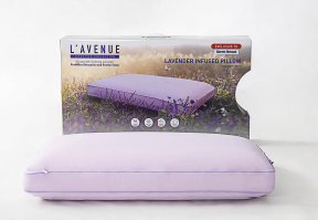 [L'Avenue Lavender-Infused Latex Pillow]