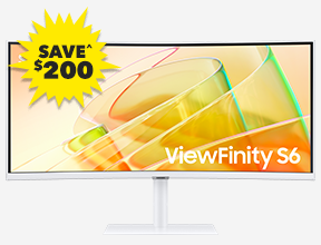 [Samsung 34" 'ViewFinity' WQHD Curved Monitor]
