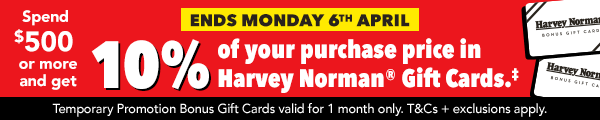 [Gift Card Offer Ends monday 6th april]