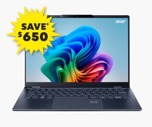 [Acer Swift AI EVO 14 Copilot+ PC<sup>†</sup>]