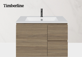 [Timberline 'Austin' 750mm Wall-Hung Vanity with Alpha Ceramic Top]