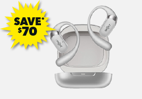 [Shokz OpenFit 2+ Open-Ear True Wireless Earbuds]