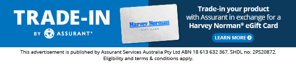 [Trade-in your product with Assurant in exchange for a Harvey Norman® eGift Card]