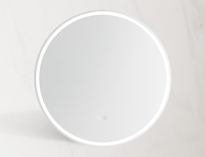 [Ilume 'Circa' 600mm Demister Tri-Colour LED Mirror]