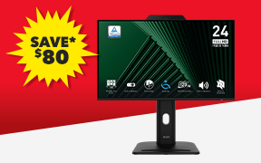 [MSI PRO 23.8" Adjustable Monitor with Webcam and Speaker]