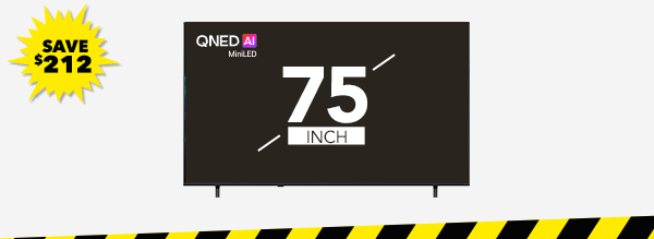 [SAVE $212 $1483 LG 75" QNED70B 4K# Mini LED AI Smart TV]