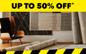 [Up to 50% off^ Rugs]