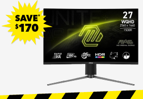 [MSI 27" WQHD Curved Gaming Monitor]