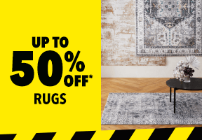 [Up to 50% off* Rugs]