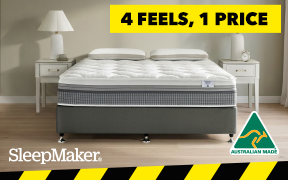 [SleepMaker<sup>®</sup> ‘Smart Rest Super Firm, Firm, Medium or Plush’ Queen Mattress]