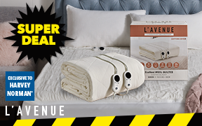 [L'Avenue Lifestyle EcoNest Wool Quilted Electric Blanket - Single]