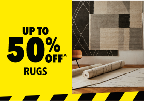 [Up to 50% off rugs]