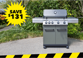 [Gasmate 'Halo' 4-Burner BBQ]