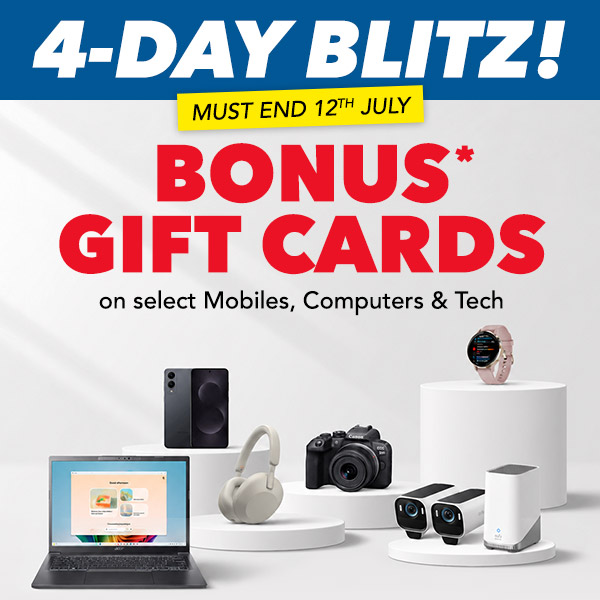 [4-Day Blitz! | Bonus* Gift Cards on select Mobiles, Computers & Tech]
